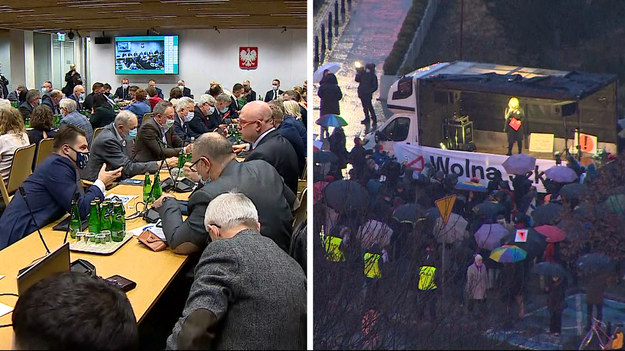 "Lex Czarnek" znów na sejmowej komisji, a przed sejmem protesty przeciwko pomysłom ministra edukacji. Związek Nauczycielstwa Polskiego apeluje do posłów o odrzucenie  projektu. Minister Edukacji mówi z kolei o ochronie dzieci przed ideologiami i nie zamierza się cofnąć. Materiał dla "Wydarzeń" przygotował Dariusz Ociepa.