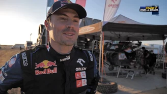 Dakar 2022. Jakub Przygoński po 7. etapie. (Polsat Sport)