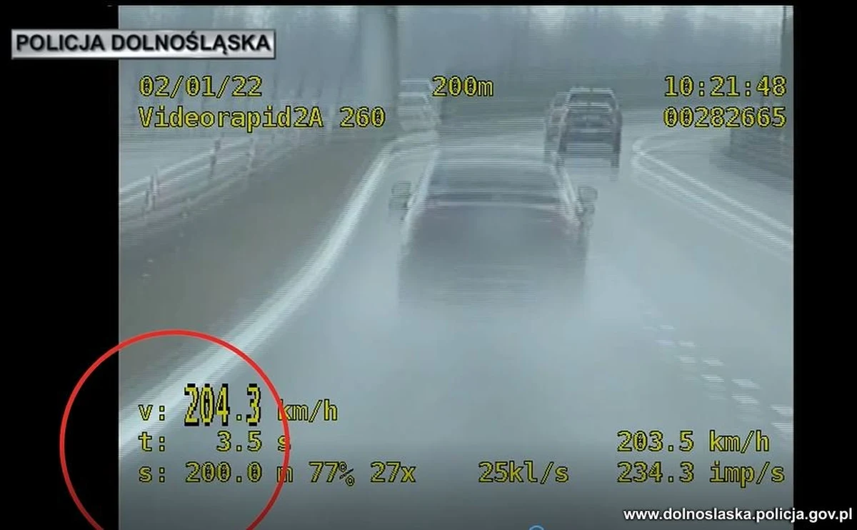 Na liczniku ponad 200 km/h, uzasadnienia różne. Dolnośląscy policjanci z grupy "Speed" już w pierwszych dniach obowiązywania nowych przepisów dla kierowców ukarali piratów drogowych. 
