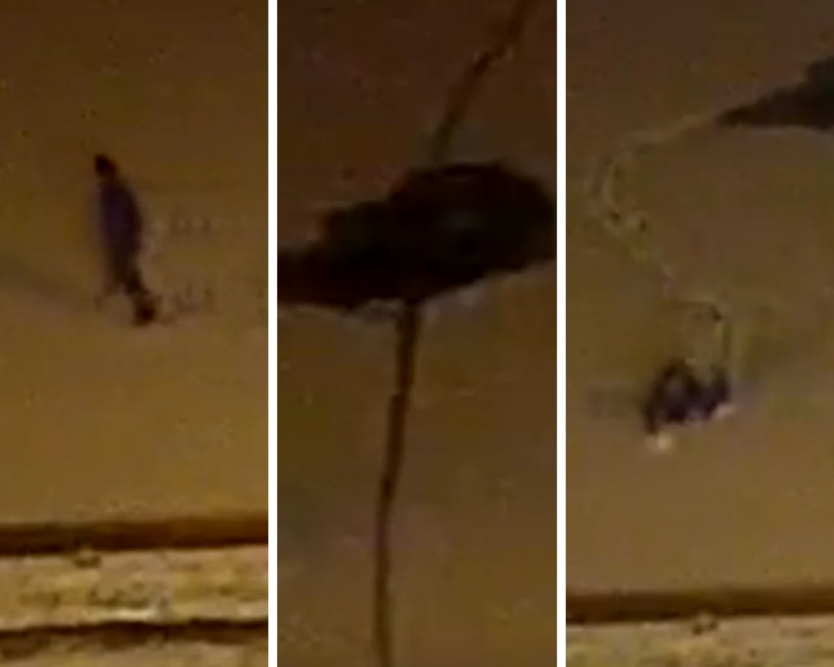 O dużym szczęściu może mówić mężczyzna, który w nocy postanowił wejść na zamarznięte jezioro Niegocin w Ekomarinie w Giżycku. Pod śmiałkiem załamał się lód. Wszystko zarejestrowała zainstalowana w porcie kamera.