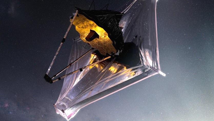 The James Webb Space Telescope captured a protostar.  Tremendous image