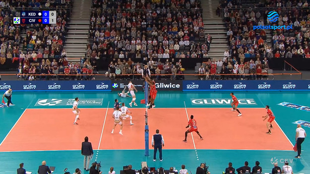 Grupa Azoty ZAKSA Kędzierzyn-Koźle - Cucine Lube Civitanova 2-3 (17-25, 25-16, 18-25, 25-22, 12-15)

Kędzierzyn-Koźle: Kaczmarek, Janusz, Śliwka, Semeniuk, Smith, Huber oraz Shoji (l), Rejno, Kluth

Civitanova: Garcia Fernandez, Simon, Lucarelli, De Cecco, Anzani, Yant Herrera oraz Balaso (l), Diamantini, Zajcew

