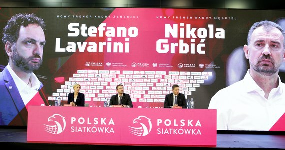 Serb Nikola Grbić został trenerem reprezentacji Polski siatkarzy, zaś Włoch Stefano Lavarini siatkarek - poinformowano podczas konferencji prasowej po spotkaniu zarządu Polskiego Związku Piłki Siatkowej (PZPS).