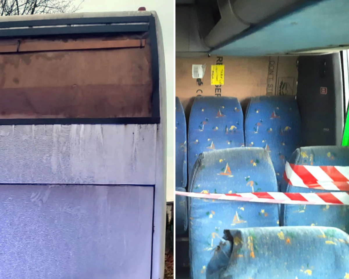 W Wiśniewie niedaleko Mławy policyjny patrol ruchu drogowego zatrzymał autobus z tekturą zamiast tylnej szyby. Kierowca autobusu, który chwilę wcześniej przywiózł dzieci do szkoły, został ukarany mandatem. Sprawa trafi do Wojewódzkiego Inspektoratu Transportu Drogowego.