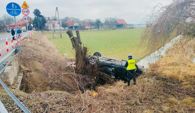 Dramat w Radłowie. BMW w strzępach