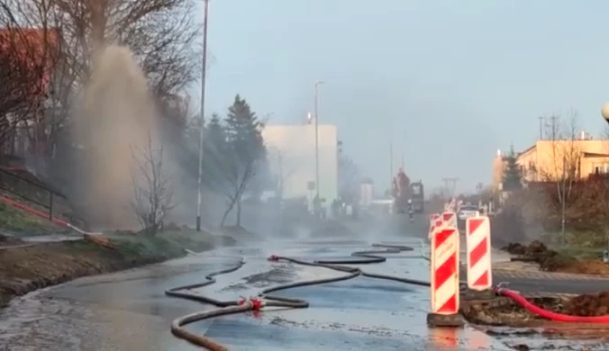 Usunięto awarię gazociągu w Sianowie. Mieszkańcy wracają do domów