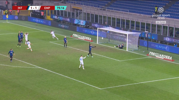 Gol dla Empoli!
Strzelcem bramki BAJRAMI. 

Piłka nożna: Puchar Włoch - mecz 1/8 finału.