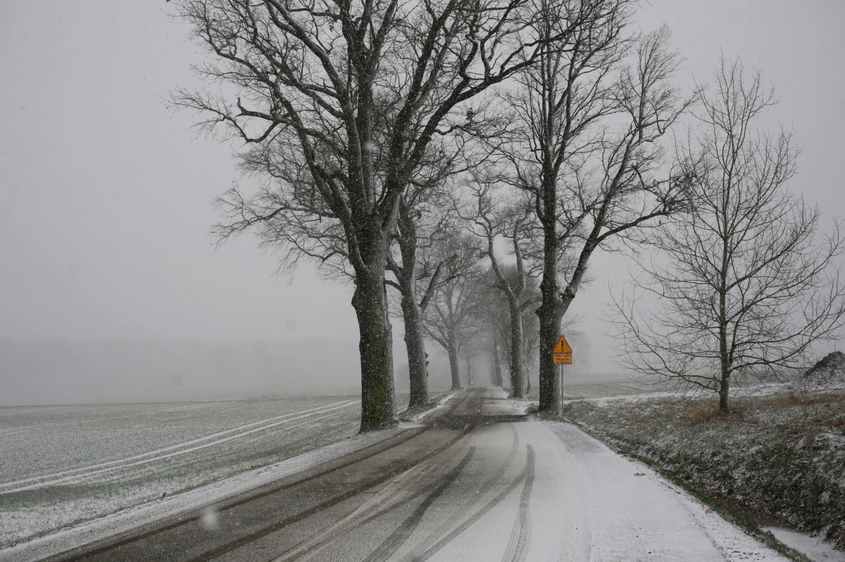Przed nami pochmurna i śnieżna noc. Mieszkańców północno-wschodniej części kraju czekają porywiste podmuchy wiatru. W połączeniu z opadami śniegu mogą powodować zamiecie i zawieje śnieżne.