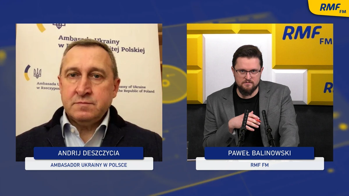 „Tak, są takie oczekiwania i są prowadzone też rozmowy, konsultacje z polskimi partnerami. Ten temat był tematem rozmów prezydentów kilka dni temu podczas spotkania w Wiśle. Prowadzimy też konsultacje z Ministerstwem Obrony Narodowej, wymieniamy się informacją jaki sprzęt, jaka amunicja jest nam potrzebna” – tak na pytanie o to, czy strona ukraińska oczekuje, że Polska dostarczy do Kijowa broń, odpowiedział w Popołudniowej rozmowie w RMF FM ambasador Ukrainy w Polsce Andrij Deszczycia. 