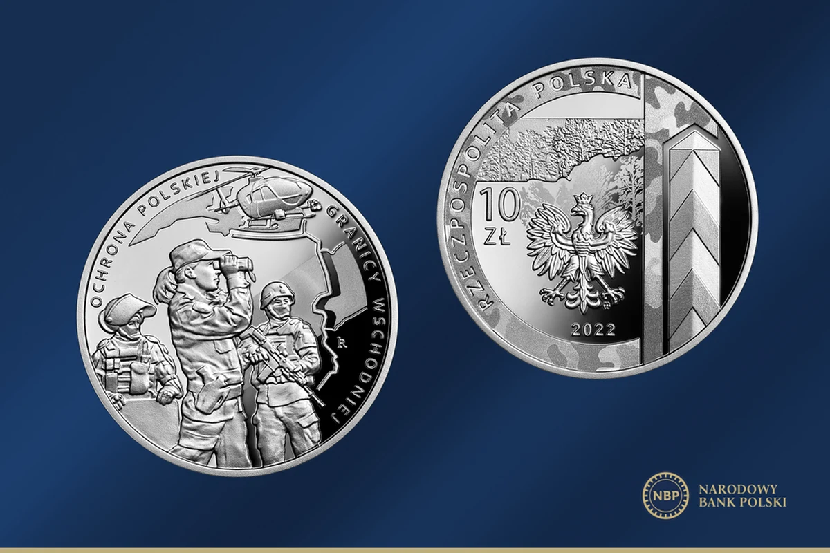 Od dziś można kupić nową, srebrną monetę kolekcjonerską „Ochrona polskiej granicy wschodniej” o nominale 10 zł – poinformował Narodowy Bank Polski. Przedstawia ona m.in. funkcjonariuszy straży granicznej, policji i wojska. Znaczek poświęcony obronie polsko-białoruskiej granicy wprowadziła do obiegu także Poczta Polska. 