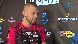 Łukasz Sudolski: Cieszę się, że zawalczę z Michałem Pasternakiem. WIDEO (Polsat Sport)