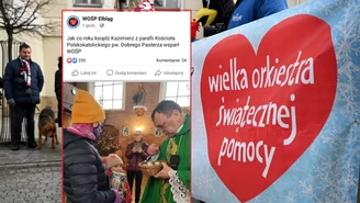 WOŚP w Elblągu. Ksiądz oddał wszystkie datki z mszy