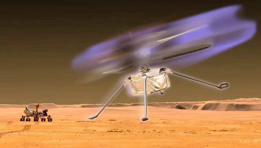 O strălucire purpurie ciudată a apărut în jurul avionului Marte