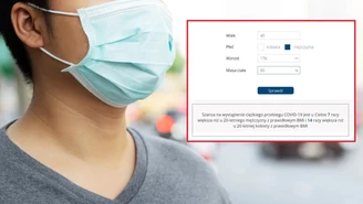 Kalkulator COVID-19 pokazuje, czy ciężko przejdziesz infekcję