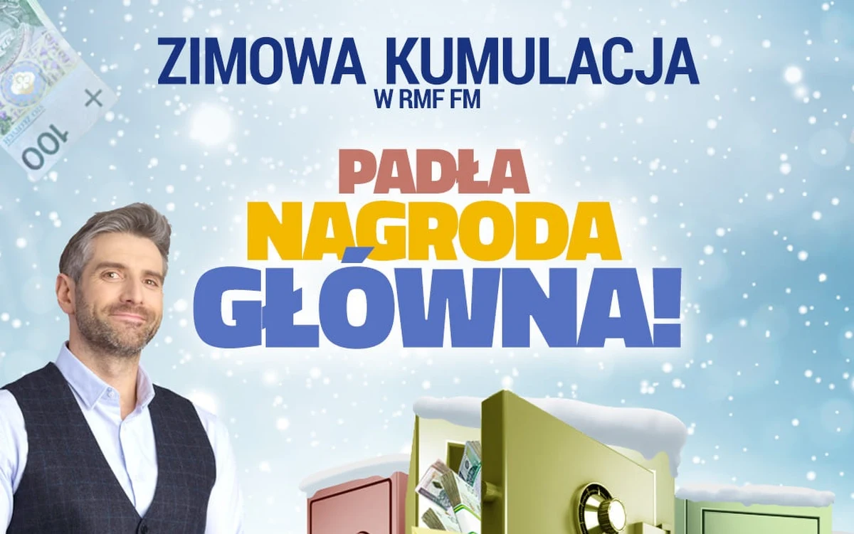 Padła główna nagroda w Zimowej Kumulacji w RMF FM. Jarek z Jaworzna wygrał 470 tysięcy złotych! 