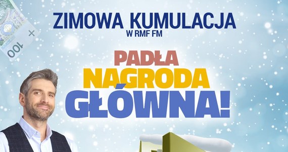 Padła główna nagroda w Zimowej Kumulacji w RMF FM. Jarek z Jaworzna wygrał 470 tysięcy złotych! 