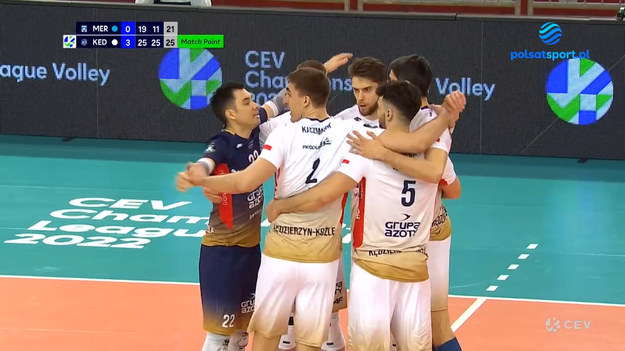 OK Merkur Maribor – Grupa Azoty ZAKSA Kędzierzyn-Koźle 0:3 (19:25, 11:25, 21:25)

Merkur: Žiga Donik, Janž Kržič, Ahmed Ikhbayri, Roland Gergye, Uros Pavlovic, Uroš Planinšič – Alan Košenina (libero) oraz Rok Bračko, Filip Kovačević, Aljaž Herman, Adi Adžović. Trener: Sebastijan Škorc


ZAKSA: Aleksander Śliwka, Krzysztof Rejno, Łukasz Kaczmarek, Kamil Semeniuk, Norbert Huber, Marcin Janusz – Erik Shoji (libero) oraz David Smith, Bartłomiej Kluth. Trener: Gheorghe Cretu.
