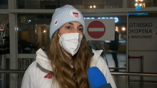 Aleksandra Król wróciła już do Polski. Na lotnisku w Warszawie opowiedziała o swoim występie na zimowych igrzyskach olimpijskich w Pekinie.