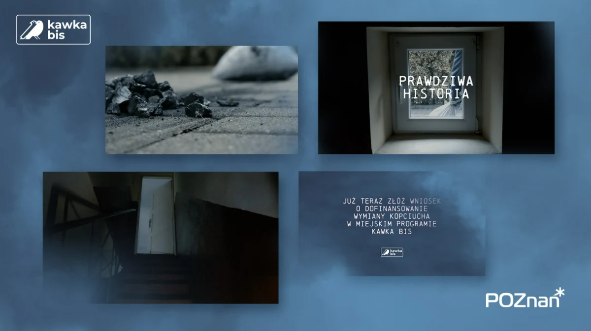 „Kopciuszek musi zniknąć” – Miasto Poznań w kampanii nawiązującej do klasyki literatury rozpoczęło promocję miejskiego programu likwidacji „kopciuchów”, czyli Kawka Bis. W tym roku na realizację projektu wspierającego mieszkańców w likwidacji kopciuchów przeznaczono 15 mln zł.