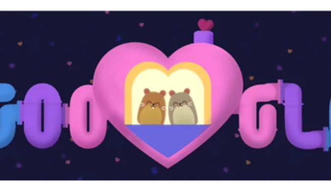 Walentynki 2022 z Google Doodle