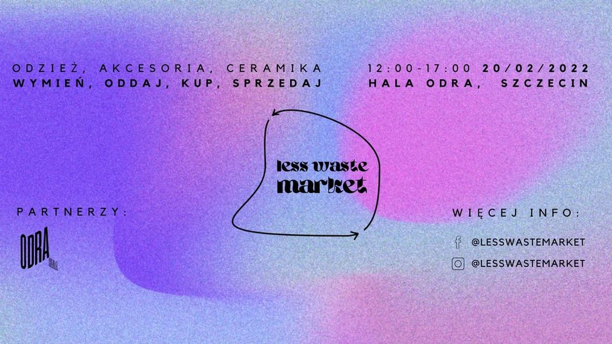 Idea jest prosta. Kto ma za dużo ubrań, butów, akcesoriów czy ceramiki, może je oddać, sprzedać lub wymienić. Wystarczy wystawić je na targach rzeczy używanych Less Waste Market, które już w niedzielę odbędą się w Szczecinie.