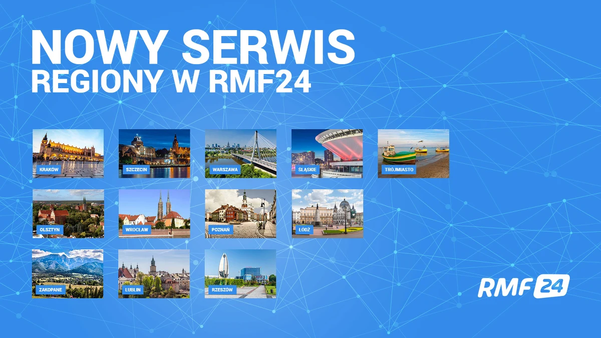15 lutego wystartował serwis REGIONY w RMF24 z najważniejszymi informacjami lokalnymi. Jest częścią portalu informacyjnego RMF24.pl, jednej z największych polskich stron newsowych.