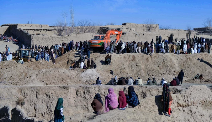 Afganistan: Nie żyje chłopiec uwięziony w 25-metrowej studni