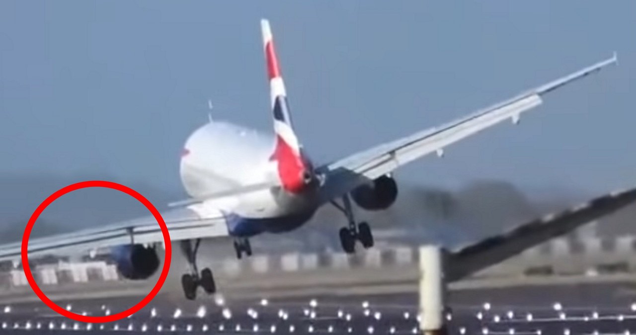 Piloci samolotu pasażerskiego linii British Airways zostali zmuszeni do przerwania próby lądowania na lotnisku Heathrow podczas wichury o nazwie Eunice.