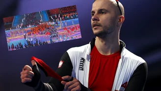 Piotr Michalski niósł flagę na ceremonii zamknięcia igrzysk w Pekinie