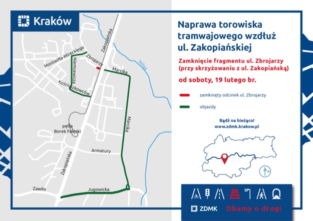 / Zarząd Dróg Miasta Krakowa @zdmk_krakow /