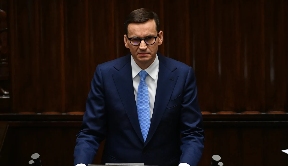 ​Dzisiejszy poranek przejdzie do historii jako dzień, kiedy Rosja wybrał wojnę - mówił premier Mateusz Morawiecki w Sejmie podczas posiedzenia parlamentu, kiedy przyjęto specjalne oświadczenie o inwazji rosyjskiej na Ukrainę.