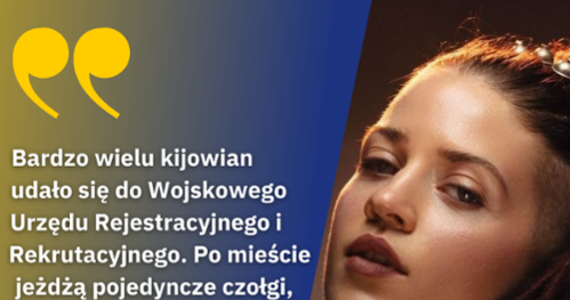 Mari Cheba - ukraińska wokalistka - była w Kijowie, gdy Rosja zaatakowała Ukrainę. Artystka opowiedziała o tym, jak w ostatnich godzinach zmieniło się życie w stolicy. "Nie wiemy, co będzie dalej, ale bardzo wierzymy w najlepszy scenariusz dla Ukrainy".