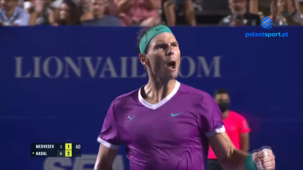 Skrót meczu Daniił Miedwiediew - Rafael Nadal w półfinale turnieju ATP w Acapulco.