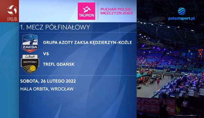 Grupa Azoty ZAKSA Kędzierzyn-Koźle – Trefl Gdańsk. Skrót meczu. WIDEO (Polsat Sport)