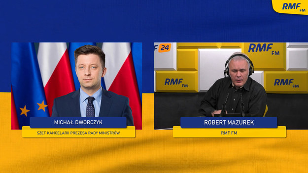 "Rozmawiamy ze stroną ukraińską o maksymalnym uproszczeniu procedur. Do Polski wpuszczany jest każdy, nawet osoby nieposiadające dokumentów" - mówił szef Kancelarii Premiera Michał Dworczyk w specjalnym wydaniu Porannej rozmowy w RMF FM.