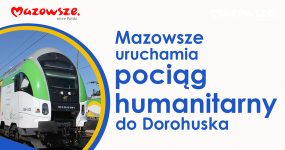Województwo mazowieckie planuje uruchomić pociąg humanitarny. Pomoże on w transporcie uchodźców z Ukrainy i darów. Składy mogą ruszyć jeszcze w tym tygodniu. 