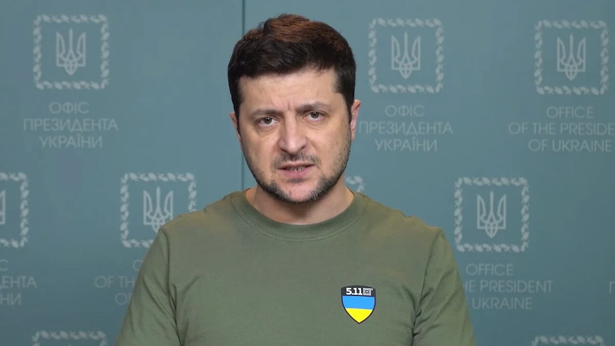 ​NATO dało zielone światło do dalszego bombardowania Ukrainy, odmawiając zamknięcia przestrzeni powietrznej nad naszym krajem - powiedział prezydent Ukrainy Wołodymyr Zełenski w nagraniu zamieszczonym w mediach społecznościowych.