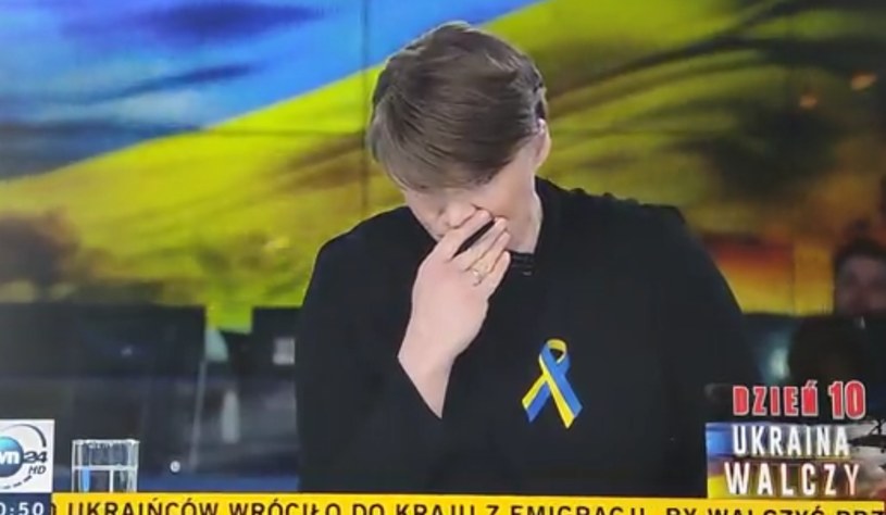 Anna Seremak-Frątczak z TVN24 emocjonalnie zareagowała na materiał opowiadający o małej Amelii, która w jednym z ukraińskich schronów śpiewała piosenkę "Mam tę moc". 