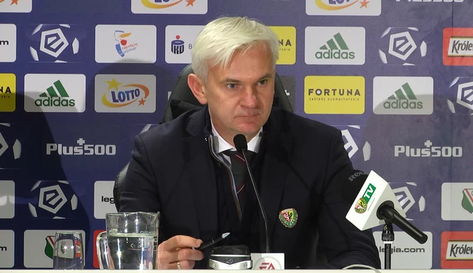 Legia-Śląsk 1-0. Jacek Magiera: Nie obawiam się zwolnienia. Wideo