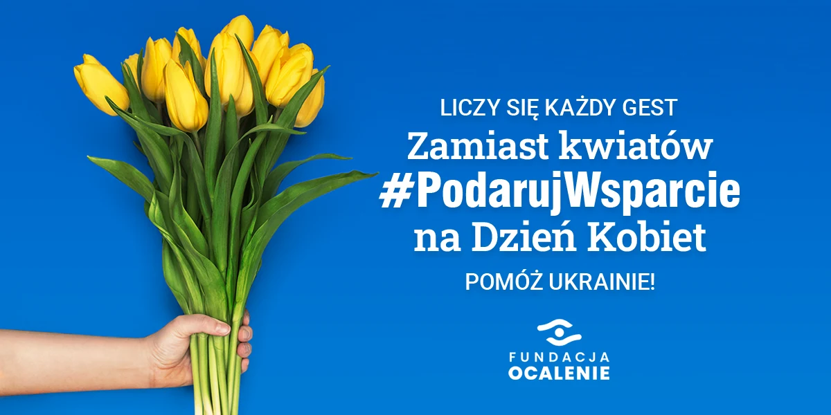 W Dzień Kobiet, zgodnie z tradycją, panie otrzymują kwiaty i drobne upominki. Ten 8 marca będzie jednak zupełnie inny. Niech stanie się on okazją do okazania wsparcia wszystkim kobietom, które uciekły z Ukrainy ze strachu przed wojną. Liczy się każdy, nawet najdrobniejszy gest!