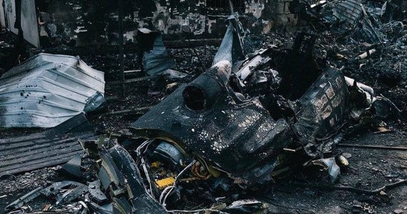 Zestrzelony rosyjski samolot Su-27 spadł na budynek mieszkalny w Kijowie. Pilot nie żyje, dom został zniszczony.
