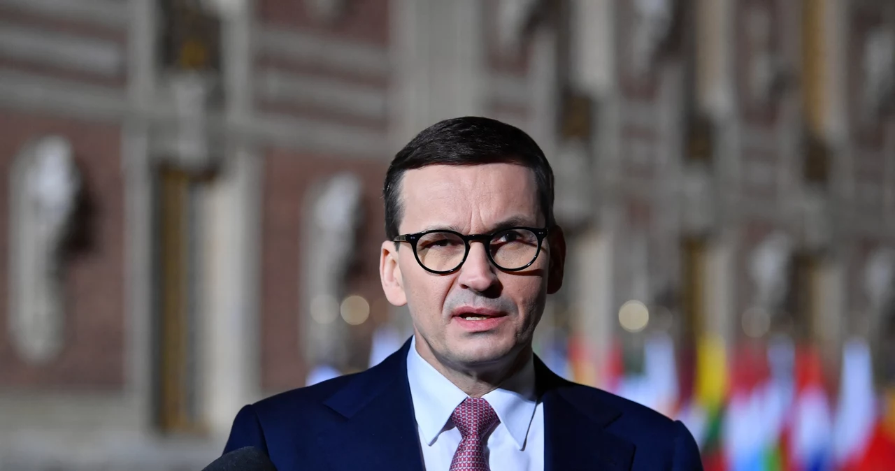 Premier Mateusz Morawiecki podczas nieformalnego szczytu UE w Wersalu 