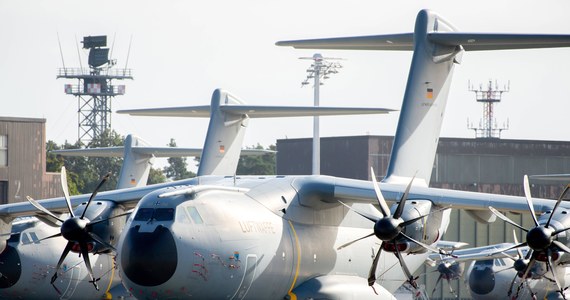 Ciężki samolot transportowy Airbus A400M został udostępniony przez Niemców na potrzeby operacji na wschodniej flance NATO.