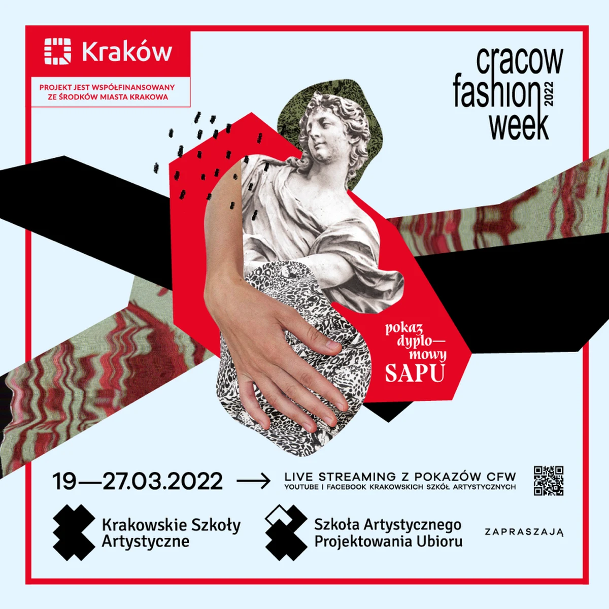 W sobotę 19 marca rozpoczyna się Cracow Fashion Week 2022. Wśród autorów kolekcji zobaczymy między innymi osoby z Ukrainy. Odbędzie się też "Koncert dla dzieci Ukrainy".