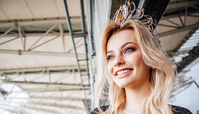 Miss World 2021 Karolina Bielawska kibicuje ŁKS