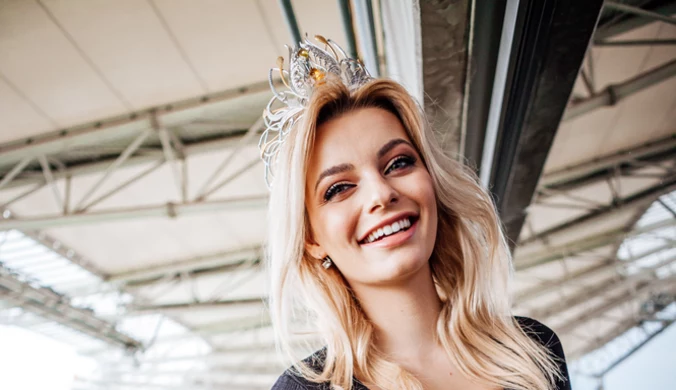 Miss World 2021 Karolina Bielawska kibicuje ŁKS