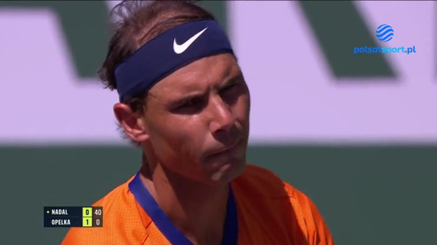 Skrót meczu Rafael Nadal - Reilly Opelka w 1/8 finału turnieju ATP w Indian Wells.