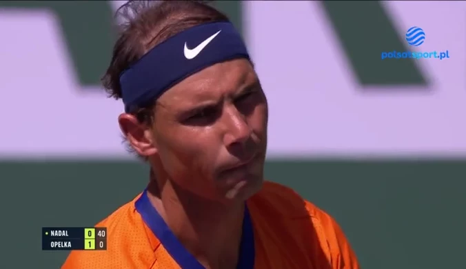 Indian Wells. Rafael Nadal - Reilly Opelka 2:0- SKRÓT. WIDEO (Polsat Sport)