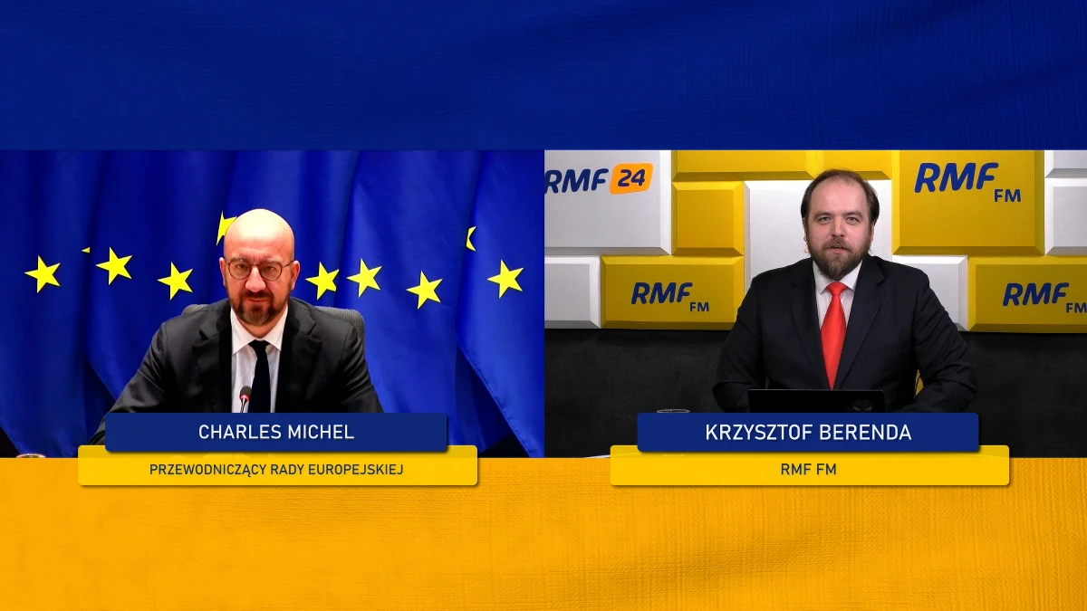 "Byłem informowany, konsultowany w tej sprawie i w pełni popieram tę misję, bo to ważne, żeby wysłać bardzo mocny polityczny sygnał" - tak w specjalnym wydaniu Rozmowy w RMF FM Charles Michel oceniał wtorkowy wyjazd do Kijowa premierów Polski, Czech i Słowenii. "Wczoraj rozmawiałem telefonicznie z całą trójką premierów i pogratulowałem im, bo jako Unia chcemy jasno i konkretnie pokazać, że wspieramy Ukraińców. Oni są odważni, walczą o swoją przyszłość, ziemię, dzieci, ale też o europejskie wartości" - podkreślał przewodniczący Rady Europejskiej. "Osobiście nie wykluczam podróży do Kijowa, gdy będę wiedział, że mam co tam zawieźć" - dodał.
