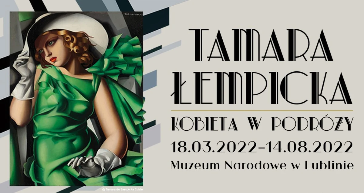 ​Dzisiaj nie lada gratka dla miłośników Tamary Łempickiej - w Muzeum Narodowym w Lublinie wernisaż wystawy "Tamara Łempicka - kobieta w podróży". Będzie to pierwsza w Polsce monograficzna prezentacja prac znanej na całym świecie malarki.